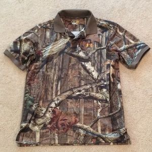 Men’s camo Under Armour polo
